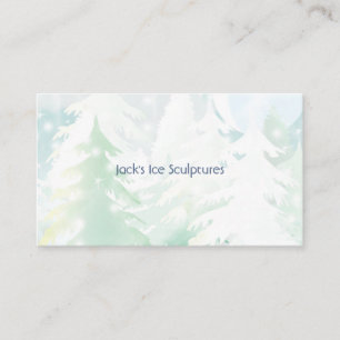 Winter Scene Business Cards