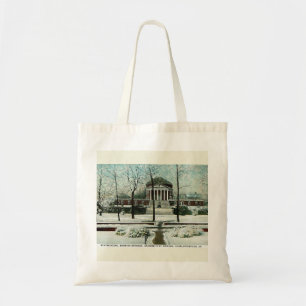 Winter Scene, Charlottesville VA, Vintage Style  Tote Bag