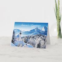 Winter scene custom