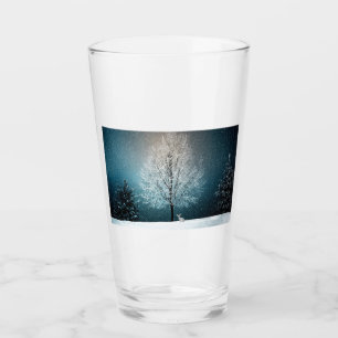 Winter Scene Glass