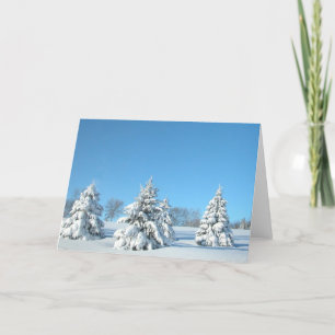 Winter Scene Holiday Card