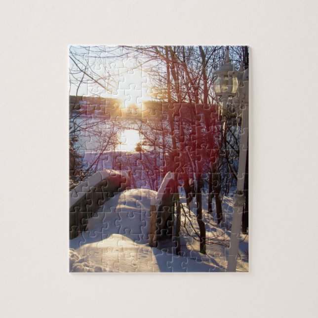 Winter Scene Jigsaw Puzzle (Vertical)