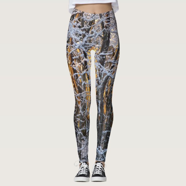 Winter Scene Leggings (Front)