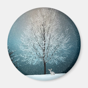 Winter Scene Magnet