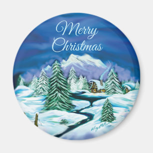 Winter Scene Magnet