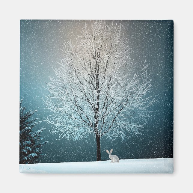 Winter Scene Magnet (Front)