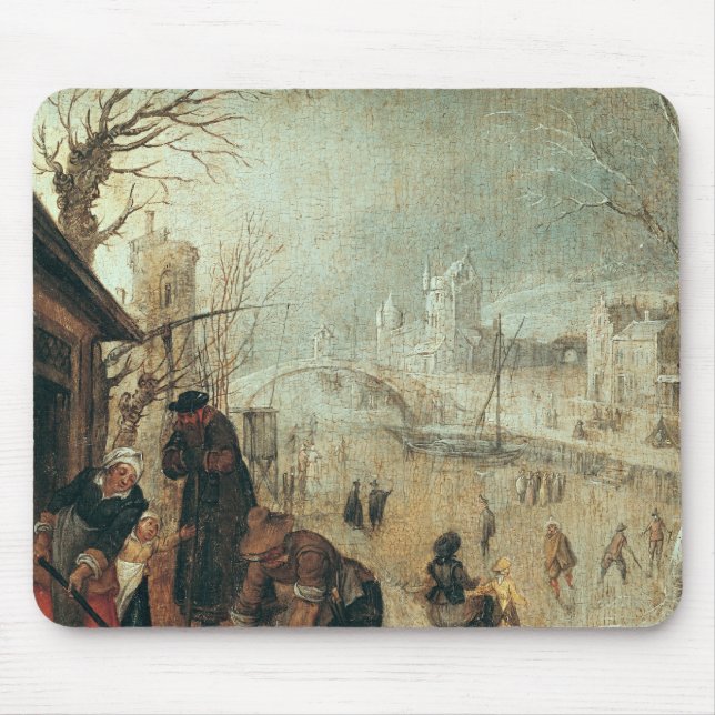 Winter Scene Mouse Pad (Front)