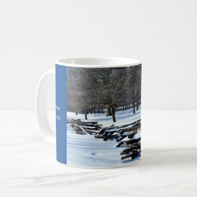 Winter Scene Mug (Front Left)