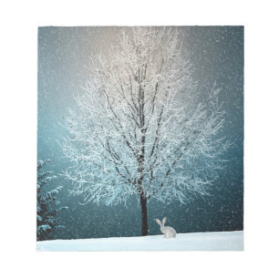 Winter Scene Notepad
