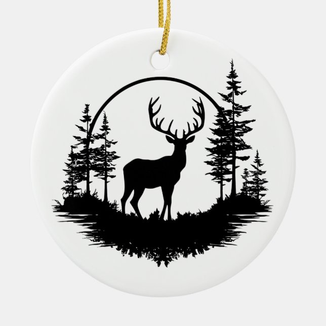 Winter Scene Ornament (Front)