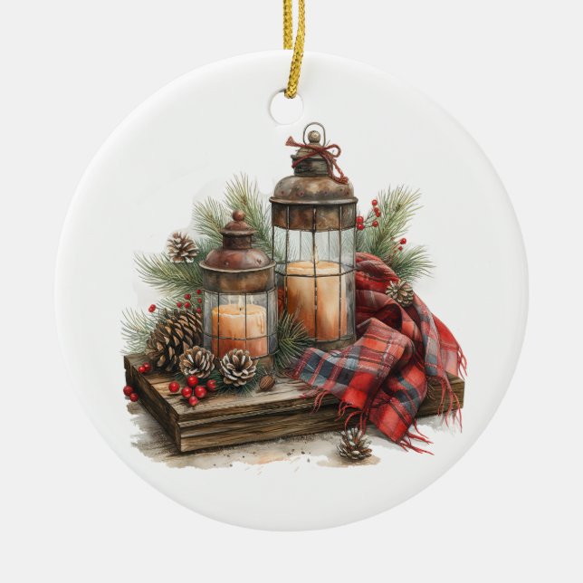 Winter Scene Ornament (Front)