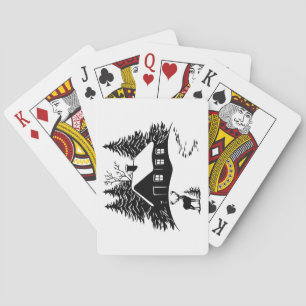 Winter Scene Playing Cards
