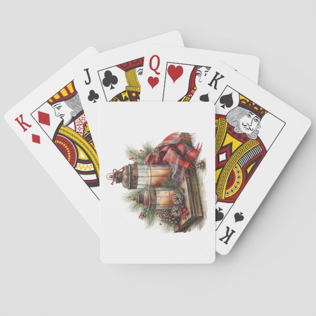 Winter Scene Playing Cards (Back)