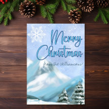 Winter Scene Romans 12:10 Brotherly Love Christmas