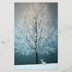 Winter Scene Stationery