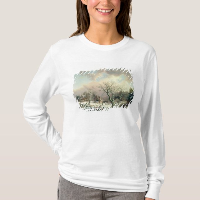 Winter Scene T-Shirt (Front)