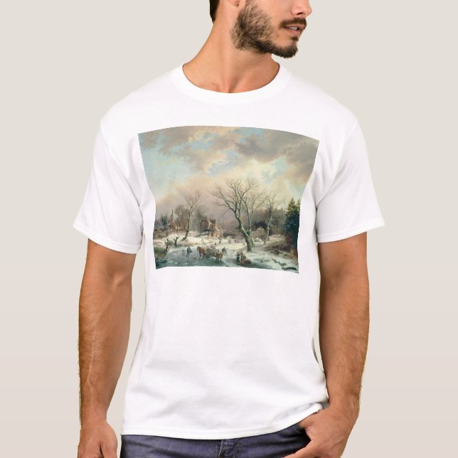 Winter Scene T-Shirt (Front)
