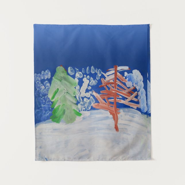 Winter Scene Tapestry (Front)