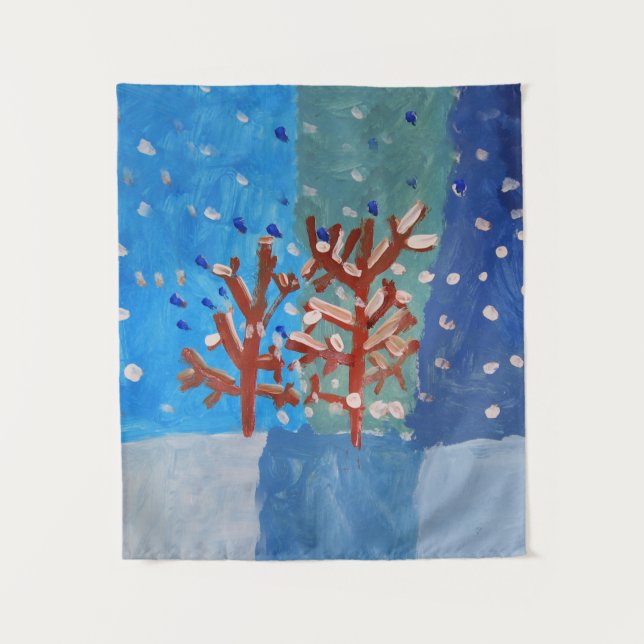 Winter Scene Tapestry (Front)