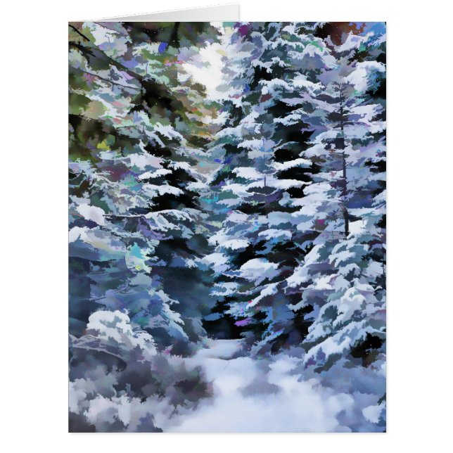 Winter Scene to Customise! (Front)