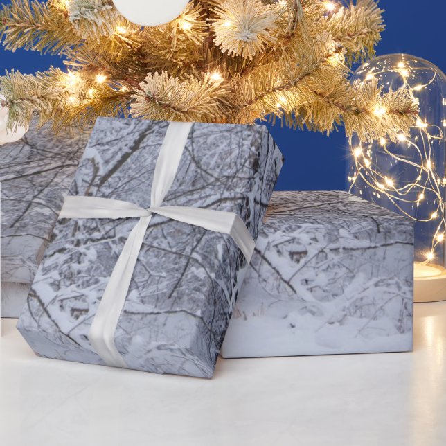 Winter Scene Wrapping Paper (Holidays)