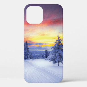 Winter scenery iPhone 12 pro case