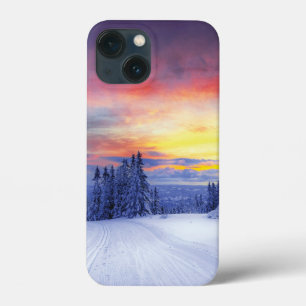 Winter scenery iPhone 13 mini case