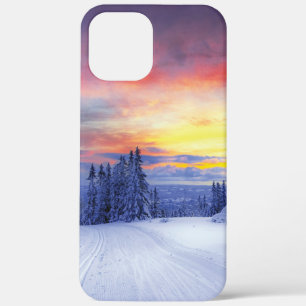 Winter scenery iPhone 12 pro max case