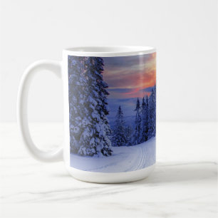 Winter scenery coffee mug