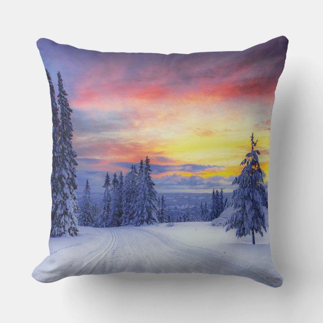 Winter scenery  cushion (Front)