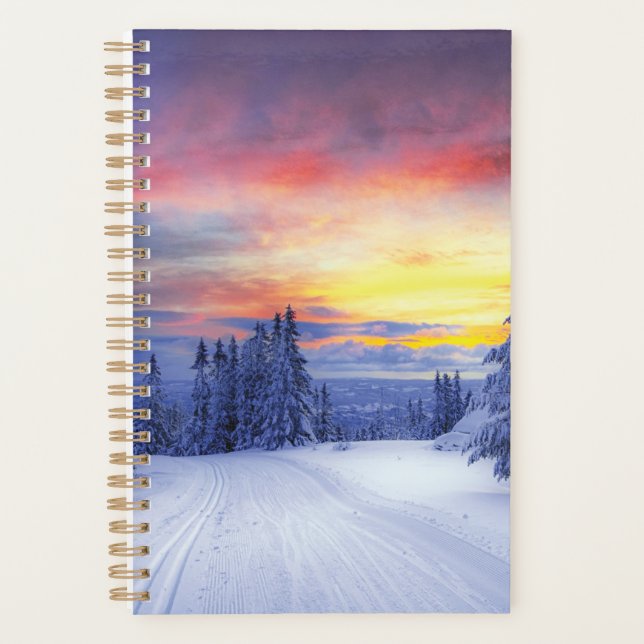 Winter scenery   planner (Front)