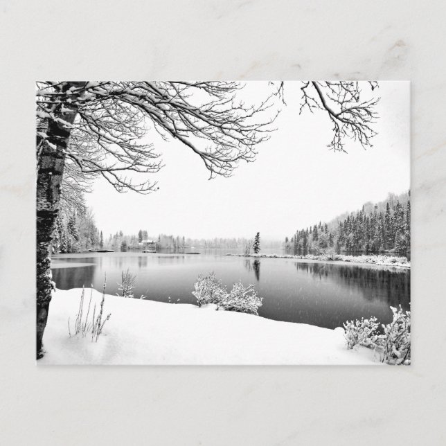 winter scenery postcard (Front)