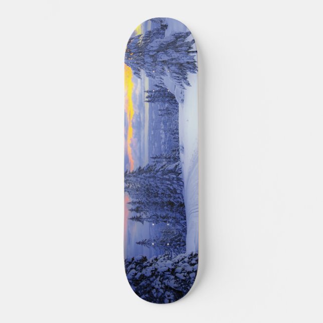 Winter scenery  skateboard (Front)