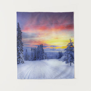 Winter scenery   tapestry