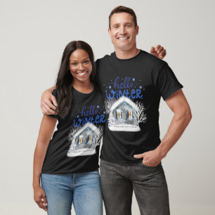 Winter Season Mens & Women Shirts Snowmen T-Shirt