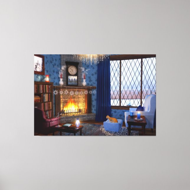 Winter Serenity Canvas Print (Front)