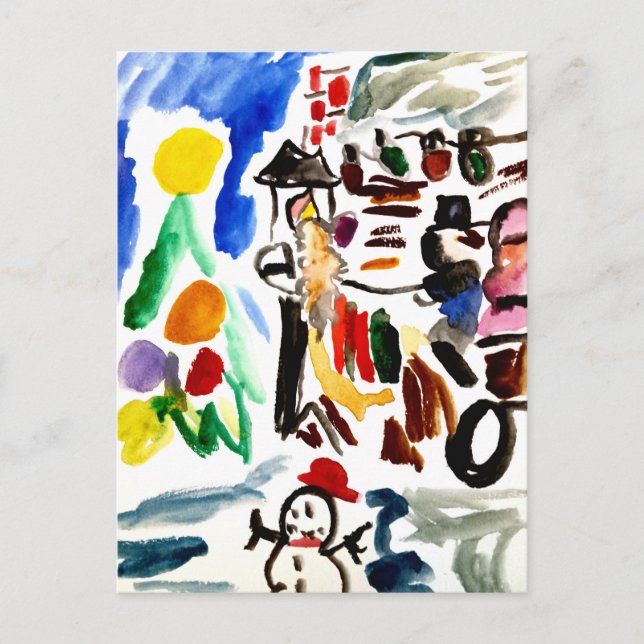 Winter set  postcard (Front)