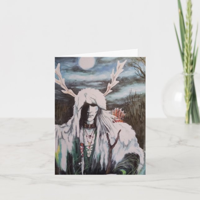 Winter shaman card (Front)