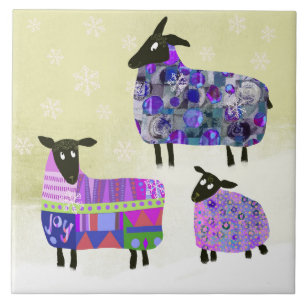 Winter Sheep Trivet