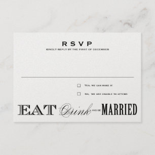 WINTER SHIMMER EDITION RSVP 3.5 x 5 Card
