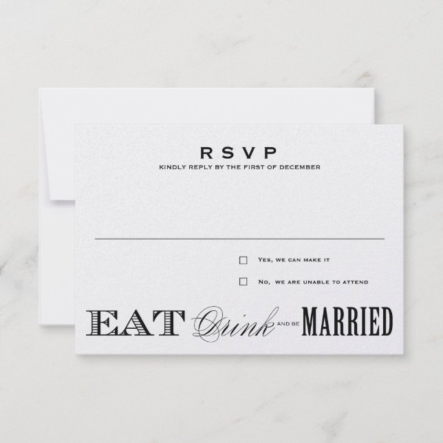 WINTER SHIMMER EDITION | RSVP 3.5 x 5 Card (Front)