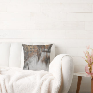 Winter Silence by the Window Cushion