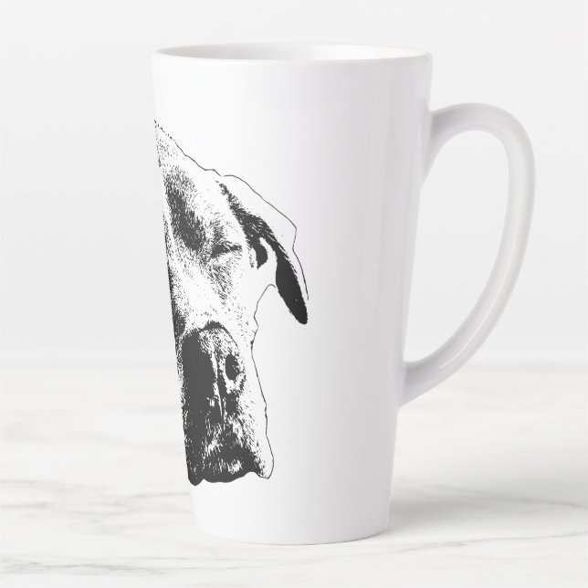 Winter Sip, Gentle Heart Latte Mug (Right)