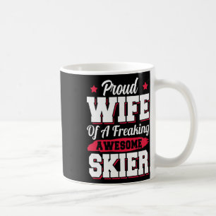 Winter Ski Skiing Skier Wife  Coffee Mug