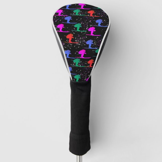 WINTER SKIER GOLF HEAD COVER (Front)
