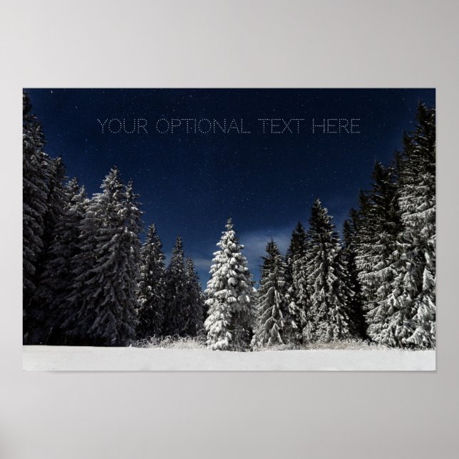 Winter Sky custom poster (Front)