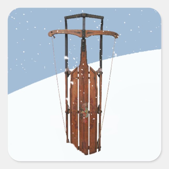 Winter sled sticker (Front)