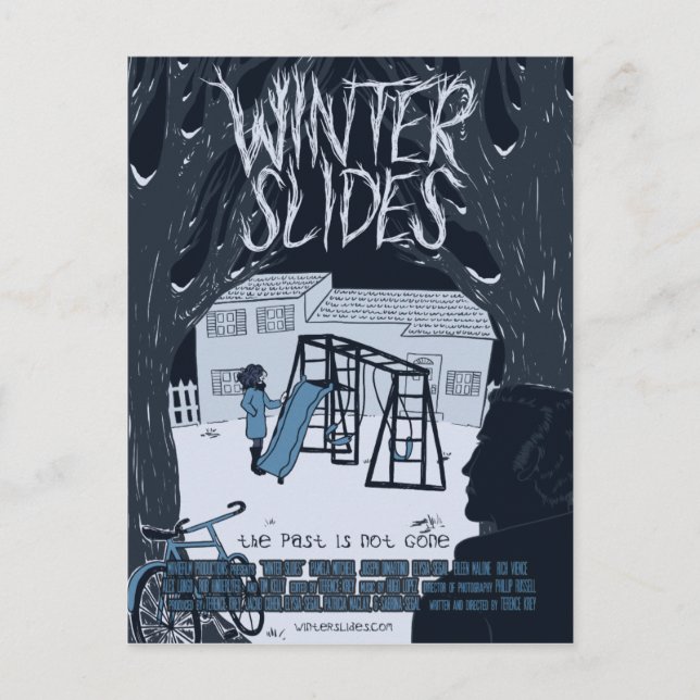 "Winter Slides" Theatrical Postcard (Front)