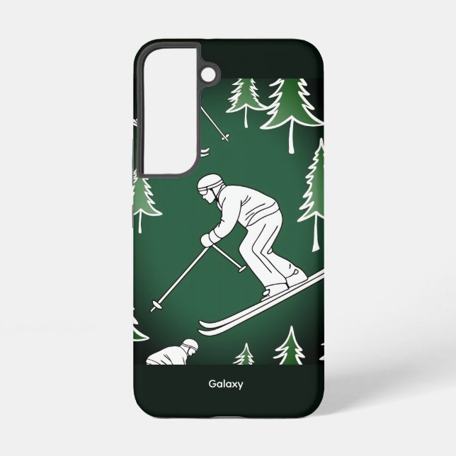 Winter Slopes Galaxy Premium Case (Back)