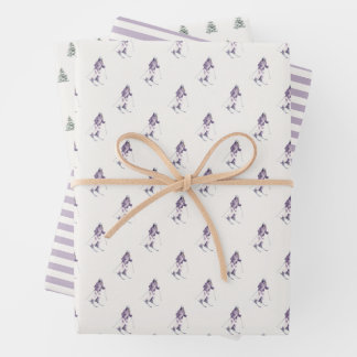 WINTER SLOPES Holiday Wrapping Paper Sheet